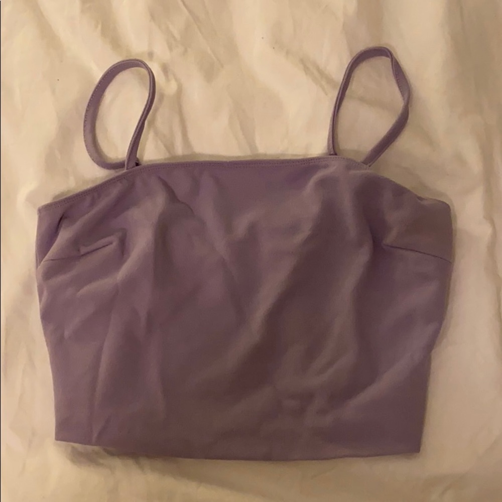 Lavender Crop Top